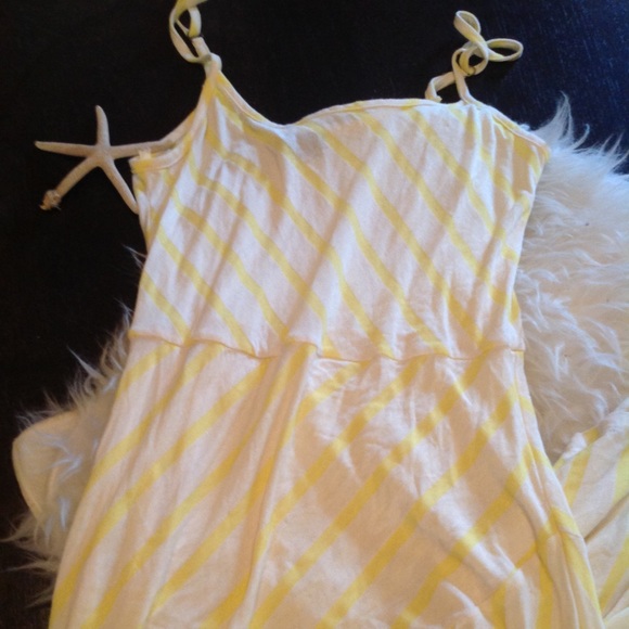 Sparkle & Fade | Dresses | New Semi Sheer Maxi Striped Summer Dress ...